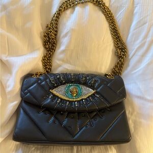 Black and Gold Designer Eye Motif Bag